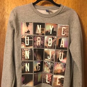 Printed men’s pullover